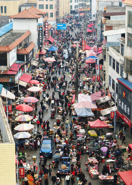 嘉禾：农贸市场年味浓