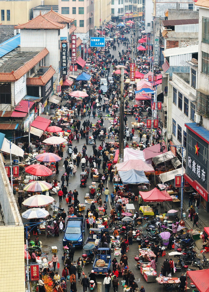 嘉禾：农贸市场年味浓