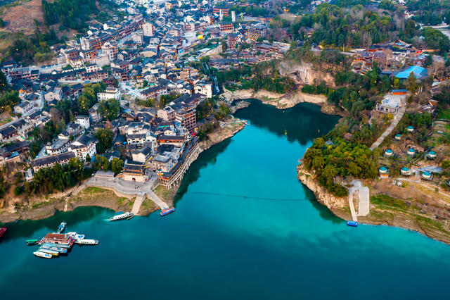 芙蓉镇  古镇  湘西  夜景
