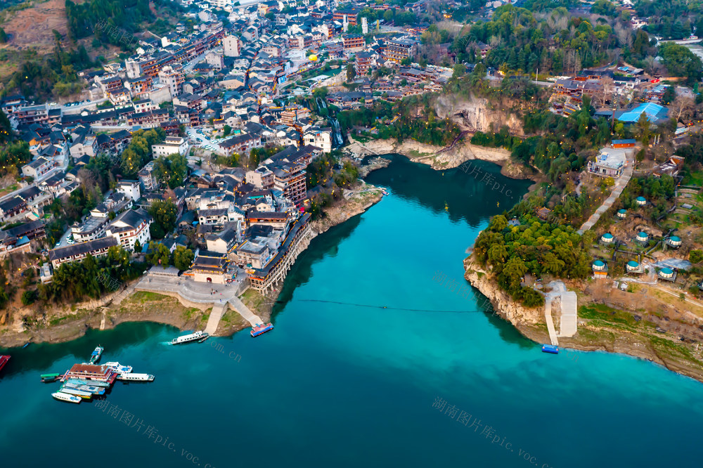 芙蓉镇  古镇  湘西  夜景