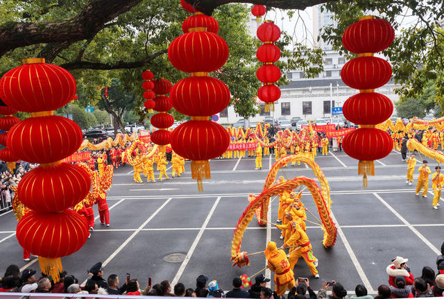 元宵节 舞龙 舞狮