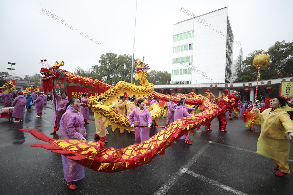 元宵 春节 舞龙舞狮