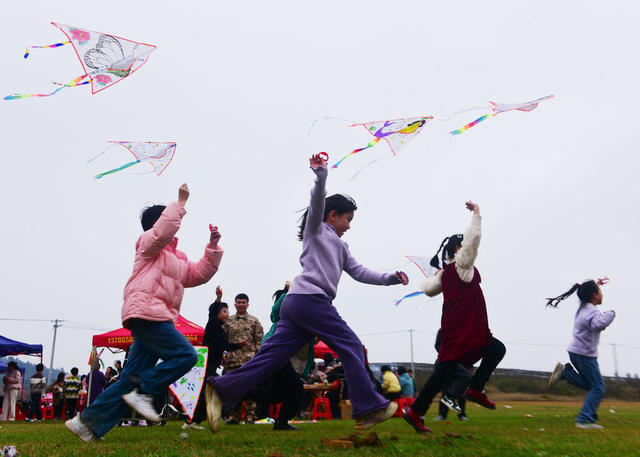 嘉禾：放风筝 享春光