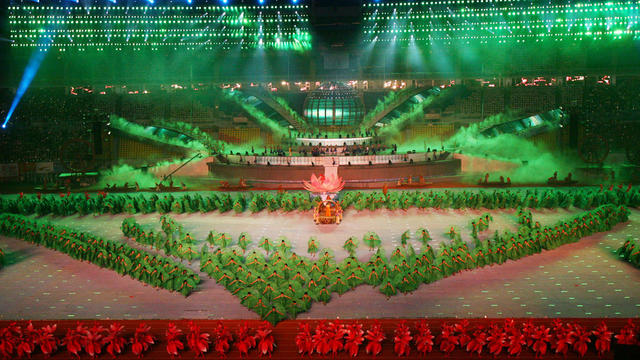 开幕 演出 运动场  湖南省  第十届  运动会 株洲  体育中心