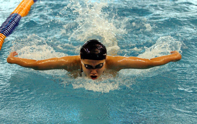  泳池   游泳帽 运动