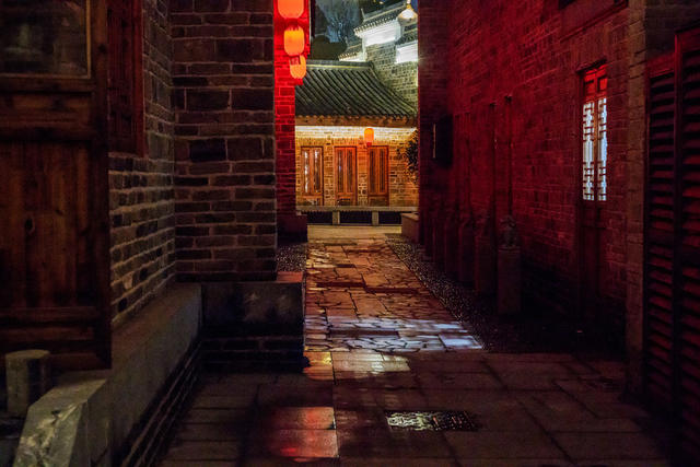 街道 餐厅 街景 庭院