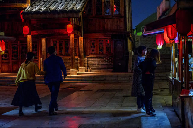 街道 餐厅 街景 庭院
