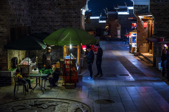 街道 餐厅 街景 庭院