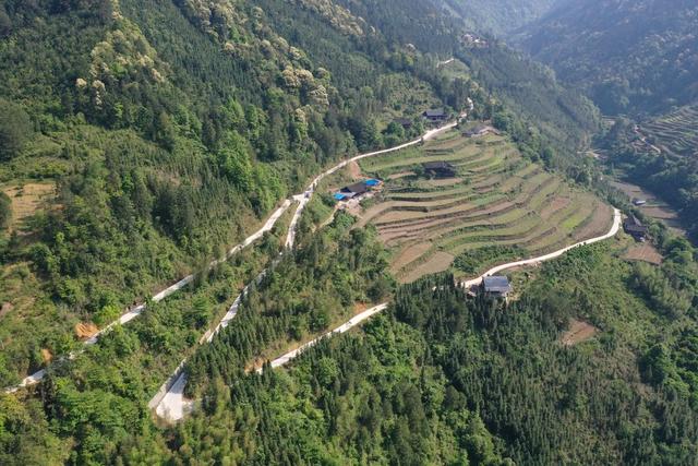 山谷  城步苗族自治县  汀坪乡  龙塘村  村级公路