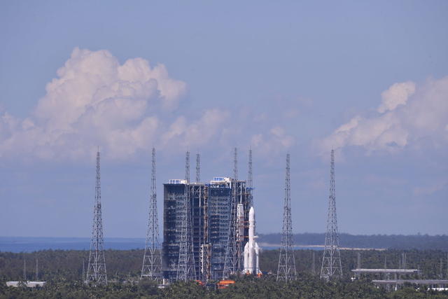 长征5号 航天 火箭 深空 火星 天问一号 冰箭 宇宙 行星探测 海南 