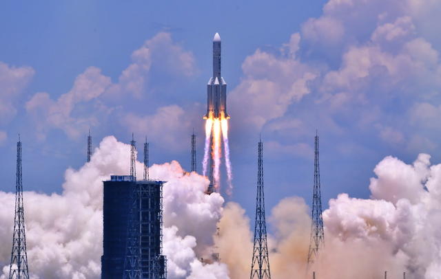 长征5号 航天 火箭 深空 火星 天问一号 冰箭 宇宙 行星探测 海南 