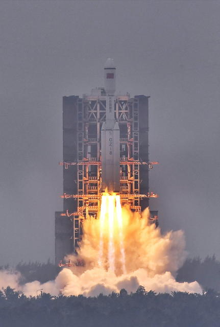 长征八号 首飞 海南 中国航天 运载火箭  一箭多星 可回收式火箭 最新0 钻探平台