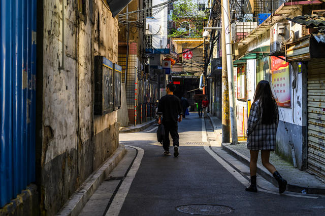 街景 电动车 街道 箱包 工地 美女 理发店