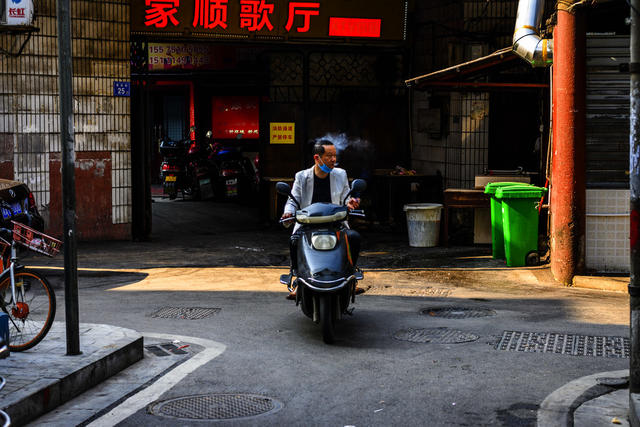 街景 电动车 街道 箱包 工地 美女 理发店