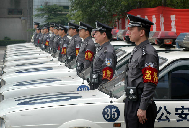 警察 街道 长沙 巡警 队列