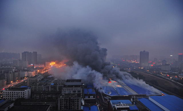 大市场 三湘南湖 火灾 