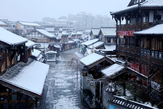 2022年春雪 清明上河图 江南