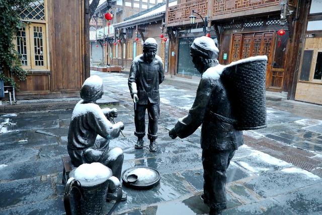 2022年春雪 清明上河图 江南
