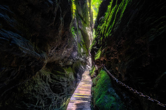 坐龙峡 古丈县 湘西州 旅游 生态 