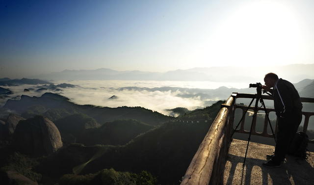 世界自然遗产 八角寨 崀山 邵阳 云海 早晨 广西 资源