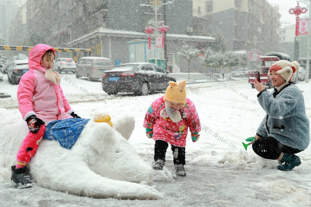 大雪 家长 孩子 感受 雪趣