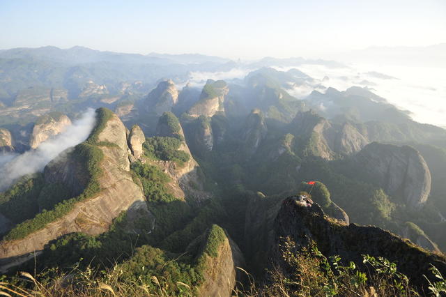 世界自然遗产 八角寨 崀山 邵阳 云海 早晨 广西 资源