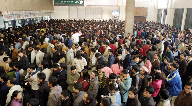 2004年  长沙 春运  长沙火车站