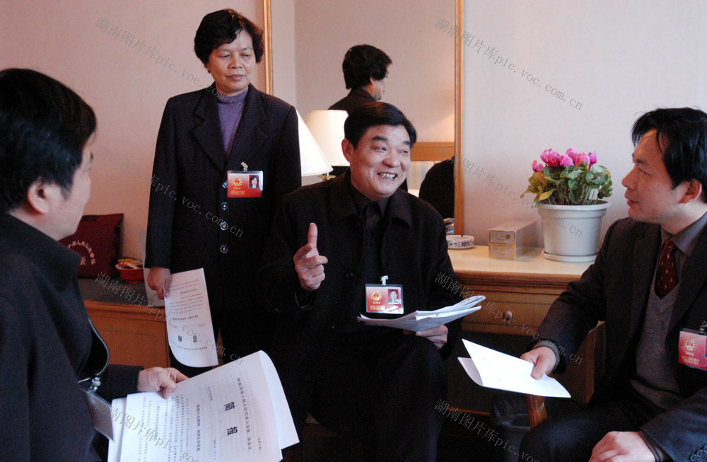  湖南省十届人大二次会议 基层代表  审查《政府工作报告》