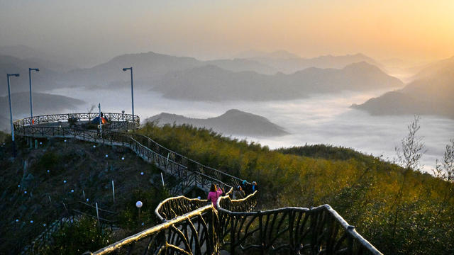 安化 云台山 日出云海 风光