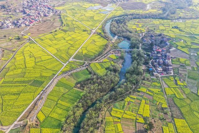 湖南道县  春到乡村  景如画