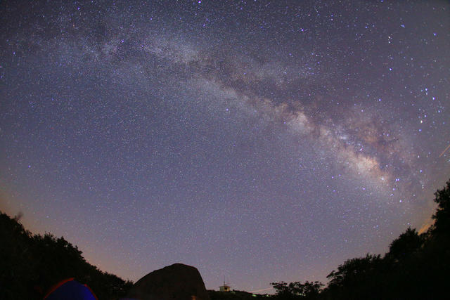 浏阳大围山星轨