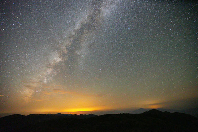 浏阳大围山星轨