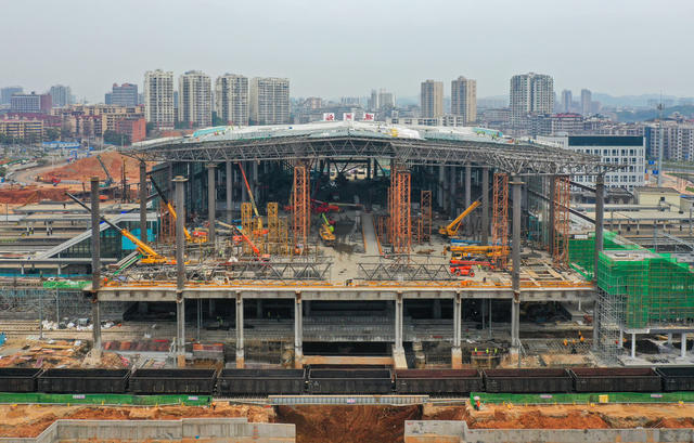 株洲 火车站 工程 城市建设