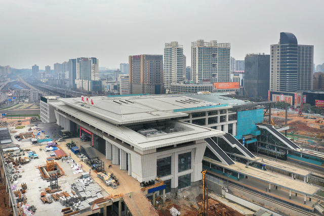 株洲 火车站 工程 城市建设