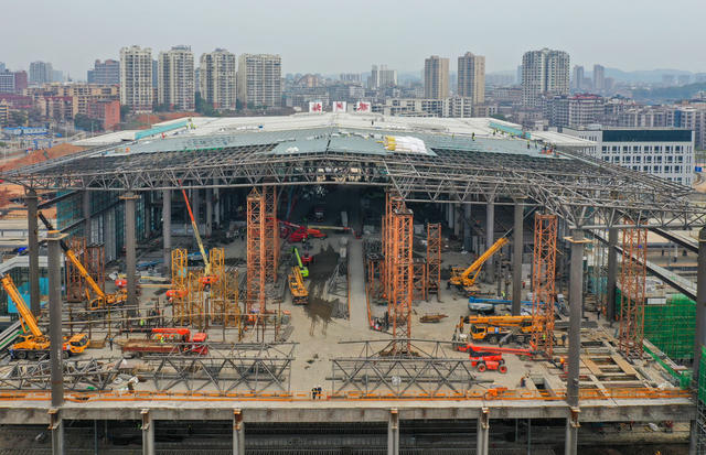株洲 火车站 工程 城市建设