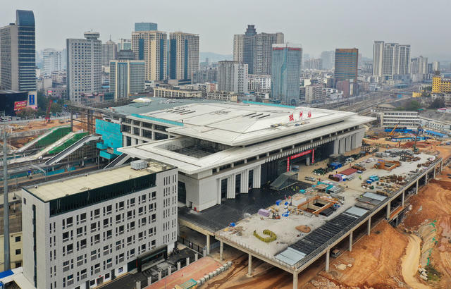 株洲 火车站 工程 城市建设