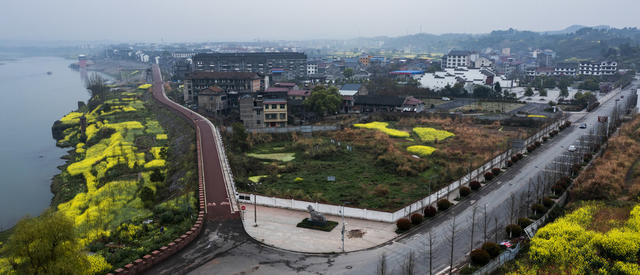 湘西自治州 泸溪 浦市古镇 旅游 油菜花