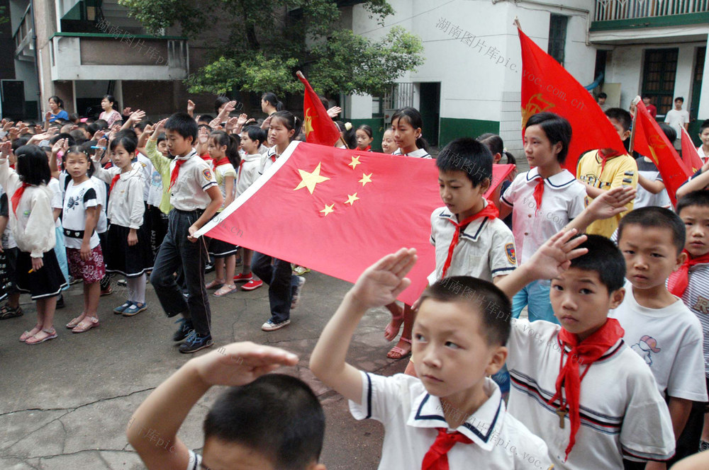 主题开学典礼  天心区 大古道巷小学