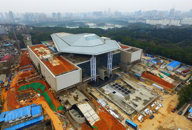 建设中的省博新馆