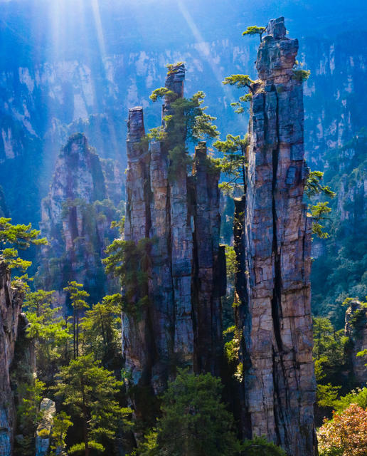 风光  晚霞  夕阳  天子山  武陵源  张家界