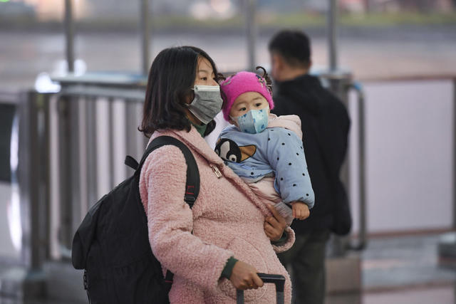 疫情防控 口罩 长沙火车站 出行 春运 