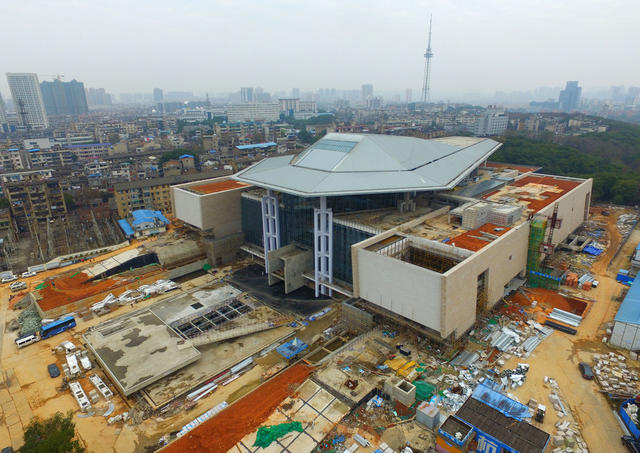 建设中的省博新馆
