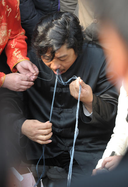 长沙  奇人  鼻子  拉车