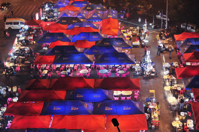 夜市 夜宵 大学城 夜经济
