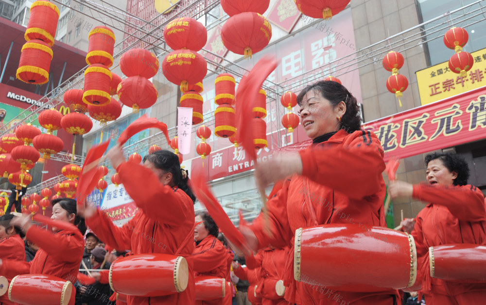 长沙  雨花区  元宵  喜乐会 威风锣鼓