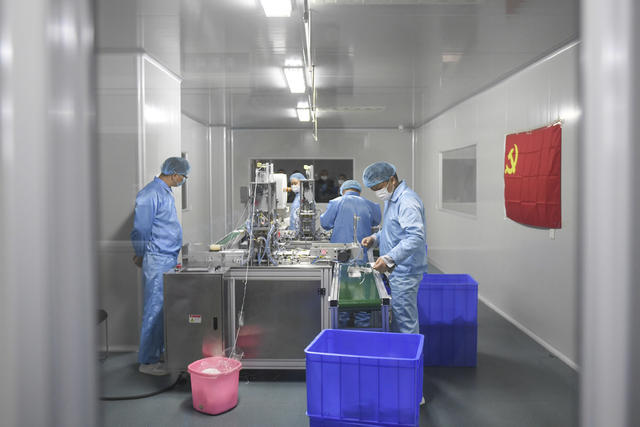 娄底市经开区 防疫物资 口罩 生产 防疫 复工 抗疫 