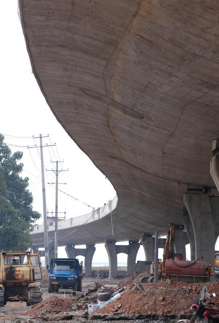 长沙  潇湘大道  望月湖   高架桥