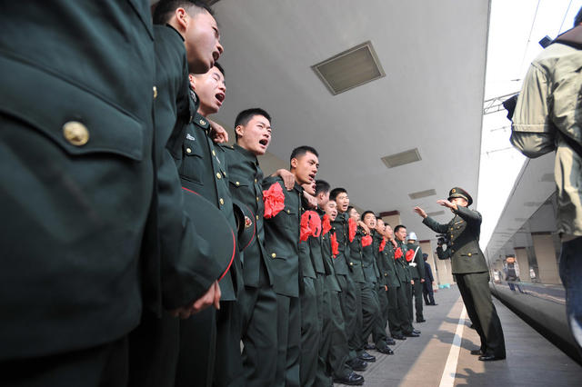 老兵   复员  长沙火车站