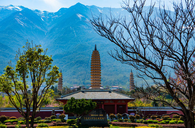 大理三塔  古迹  苍山洱海  崇圣寺  云南大理