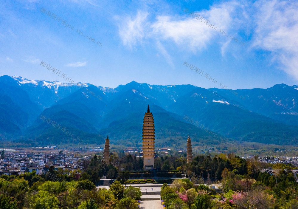 大理三塔  古迹  苍山洱海  崇圣寺  云南大理